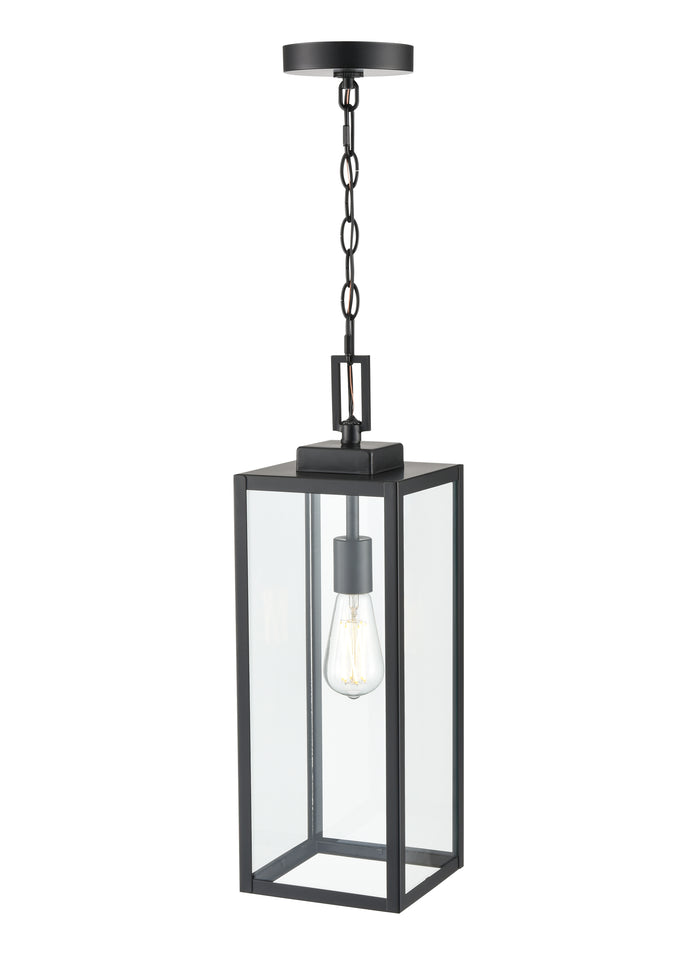 21.5'' Atless Powder Coated Black 1 Light Hanging Pendant