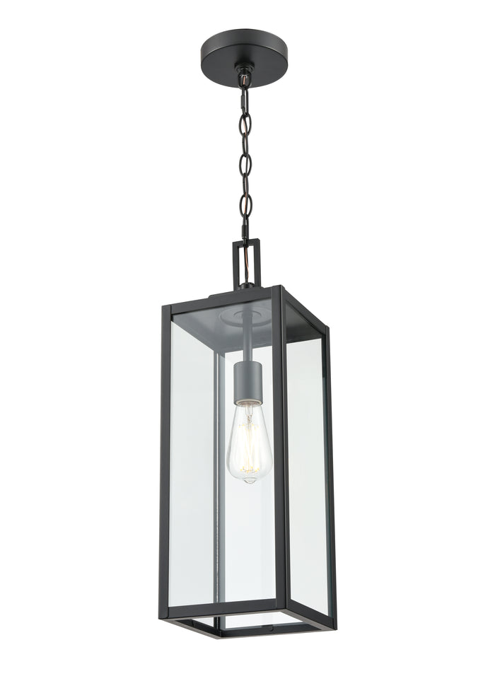21.5'' Atless Powder Coated Black 1 Light Hanging Pendant