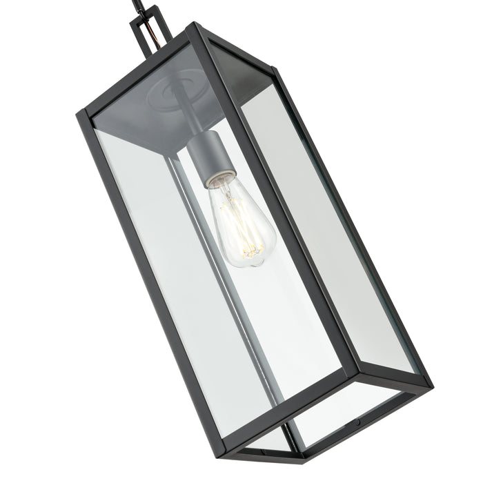 21.5'' Atless Powder Coated Black 1 Light Hanging Pendant