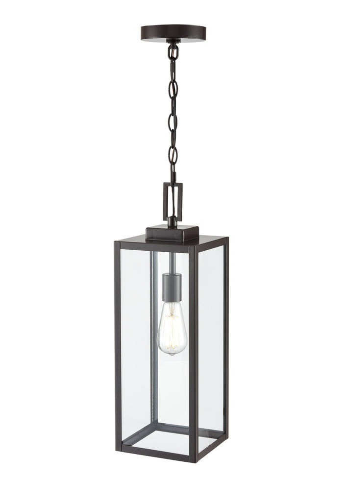 21.5'' Atless Powder Coated Bronze 1 Light Hanging Pendant
