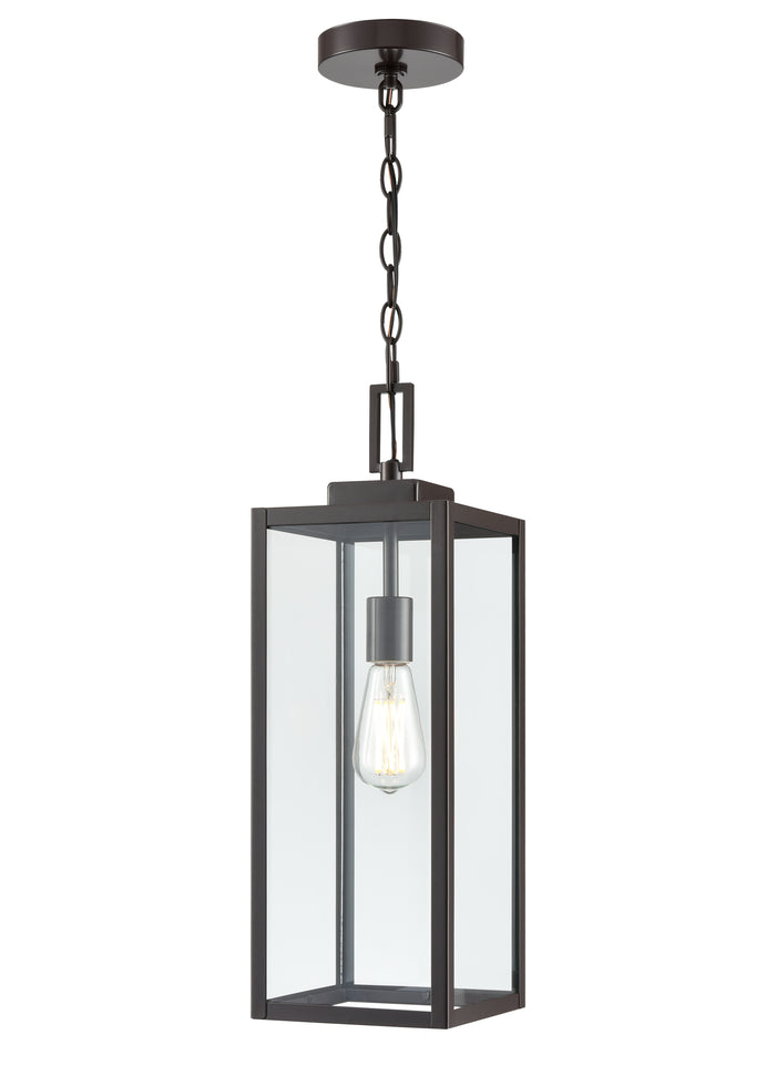 21.5'' Atless Powder Coated Bronze 1 Light Hanging Pendant