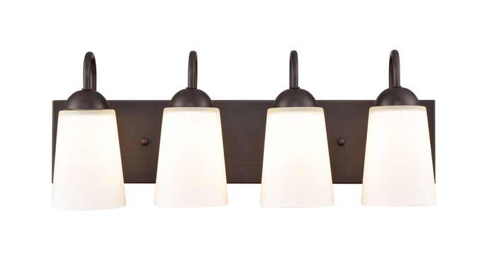 21.5'' Ivey Lake Rubbed Bronze 4 Light Bath Vanity