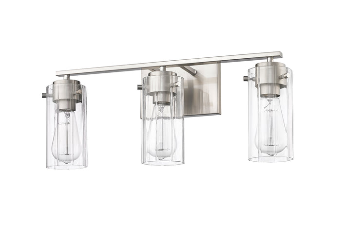 21.5'' Serena Brushed Nickel 3 Light Bath Vanity