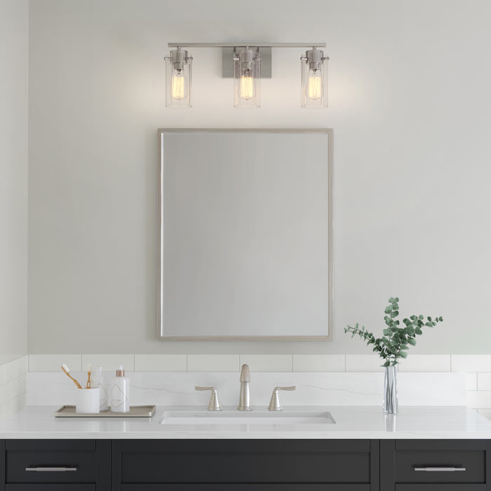 21.5'' Serena Brushed Nickel 3 Light Bath Vanity