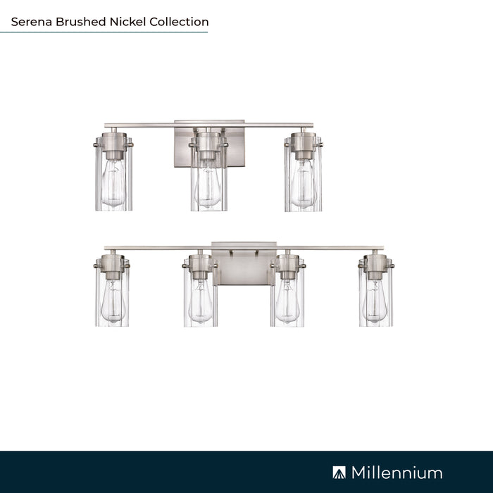 21.5'' Serena Brushed Nickel 3 Light Bath Vanity