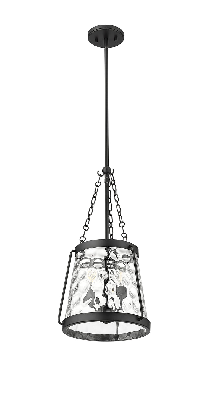 21.63'' Adabella Matte Black 3 Light Pendant
