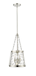 21.63'' Adabella Polished Nickel 3 Light Pendant