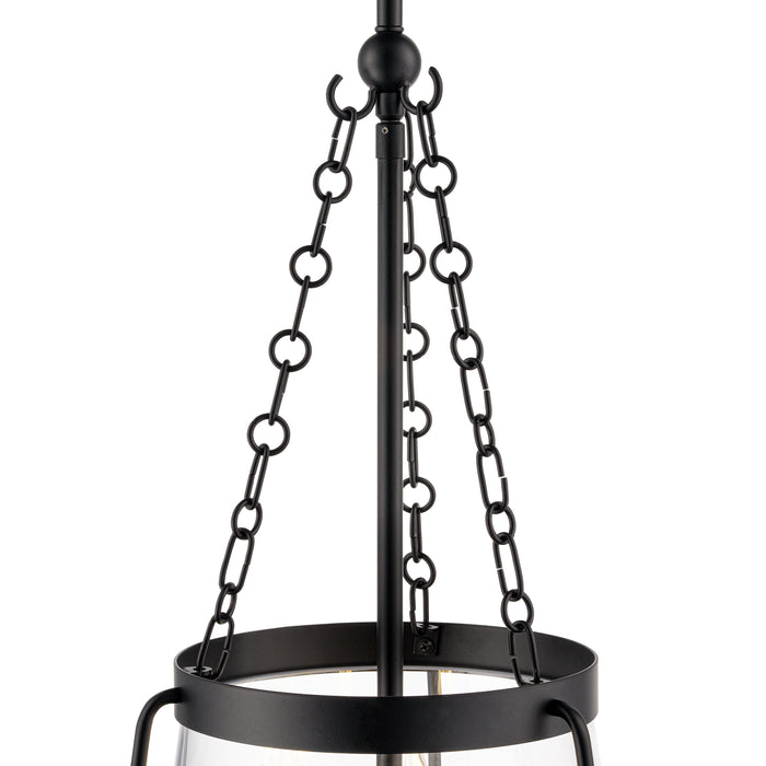 21.75'' Adabella Matte Black 3 Light Pendant
