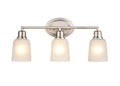 22'' Amberle Brushed Nickel 3 Light Bath Vanity