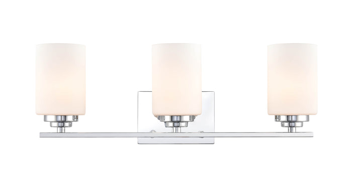 22'' Durham Chrome 3 Light Bath Vanity