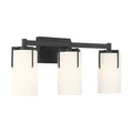 22'' Froselle Matte Black 3 Light Bath Vanity