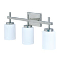 22-inch 3-light Brushed Nickel Vanity Light