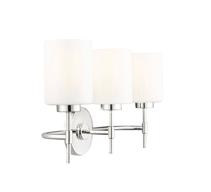 22'' Keylee Polished Nickel 3 Light Bath Vanity