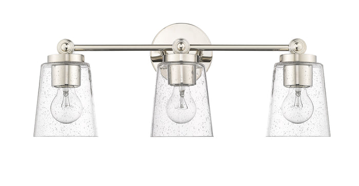 22'' Lauryn Polished Nickel 3 Light Bath Vanity