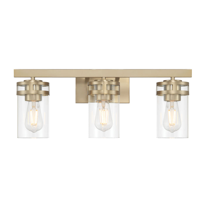 22'' Lunden Modern Gold 3 Light Bath Vanity