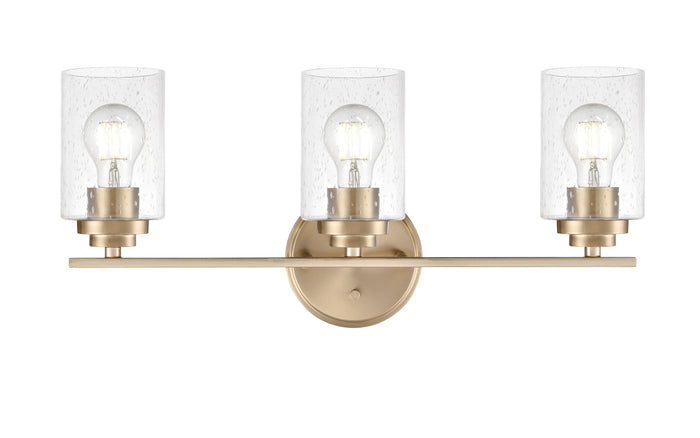 22'' Moven Modern Gold 3 Light Bath Vanity