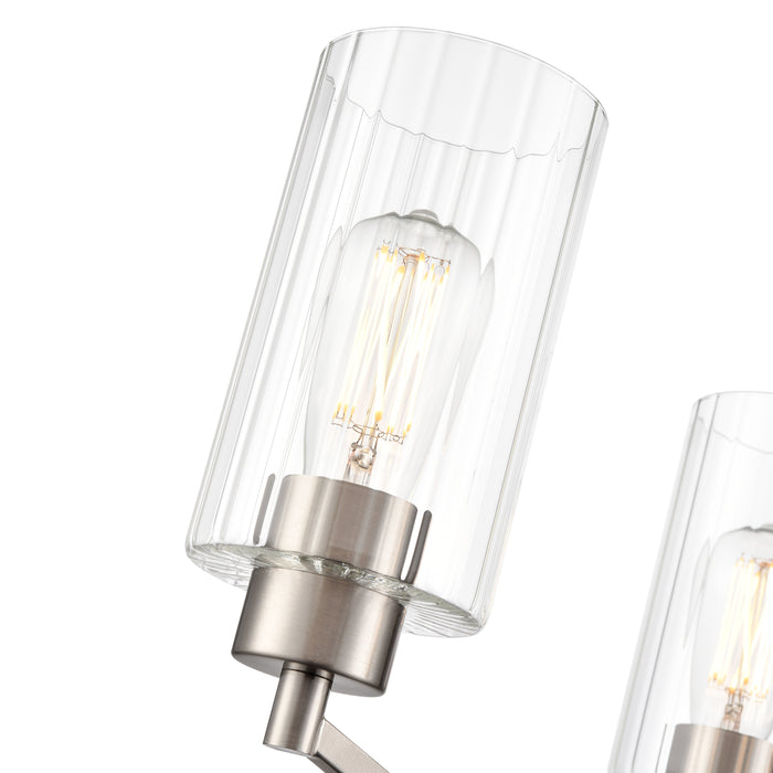 22.25'' Beverlly Brushed Nickel 3 Light Chandelier