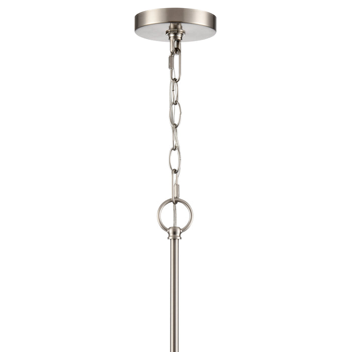 22.25'' Beverlly Brushed Nickel 3 Light Chandelier