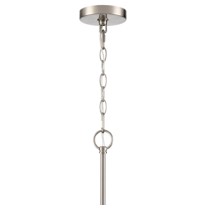 22.25'' Beverlly Brushed Nickel 5 Light Chandelier