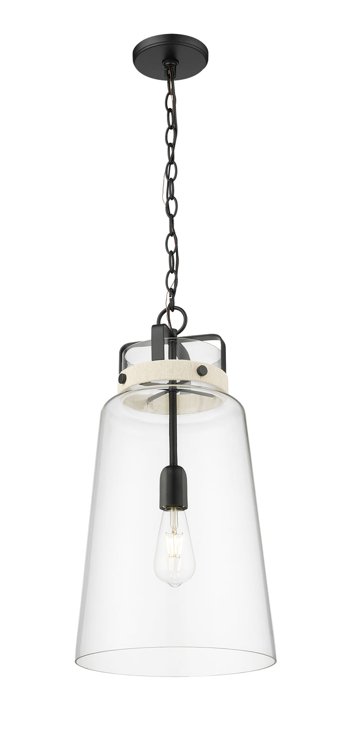 22.25'' Lolla Matte Black 1 Light Pendant