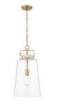 22.25'' Lolla Vintage Brass 1 Light Pendant