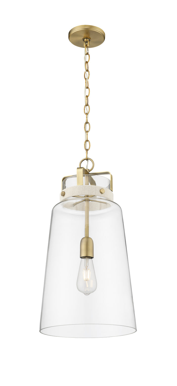 22.25'' Lolla Vintage Brass 1 Light Pendant