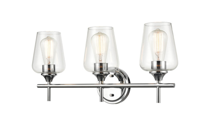 22.5'' Ashford Chrome 3 Light Bath Vanity