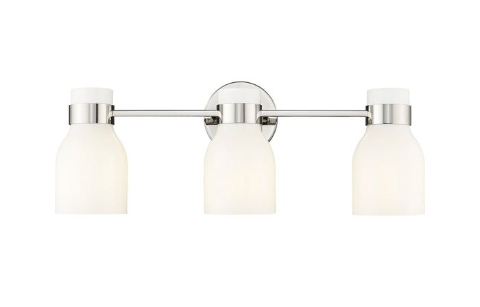 22.5'' Corella Polished Nickel 3 Light Bath Vanity