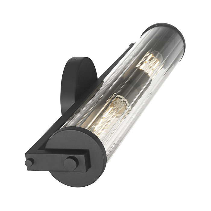 22.75'' Cylora Matte Black 2 Vanity Light
