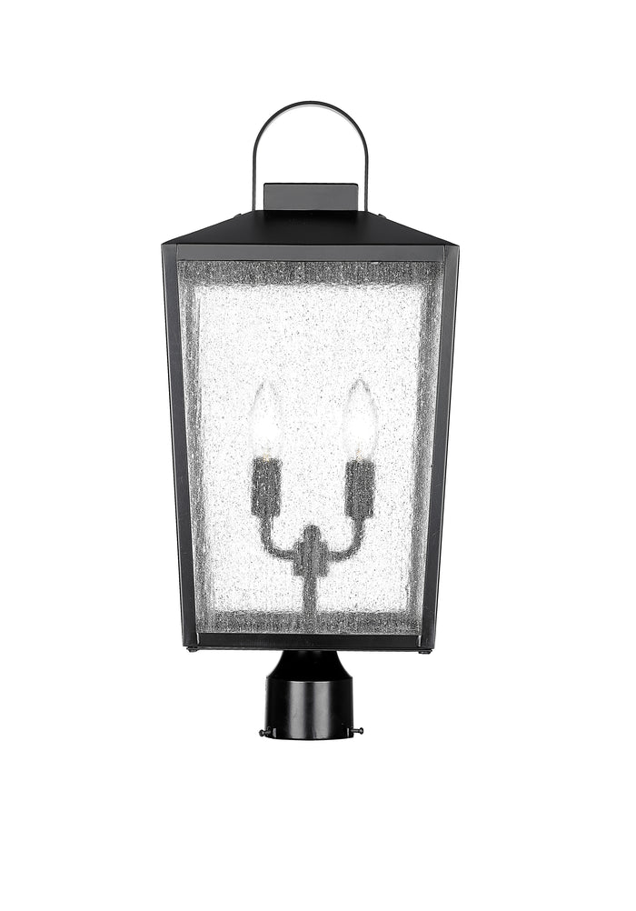 22.75'' Devens Powder Coated Black 2 Light Post Lantern