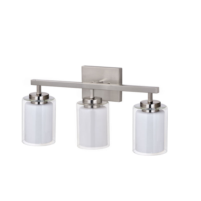 22.75-inch 3-light Brushed Nickel Vanity Light