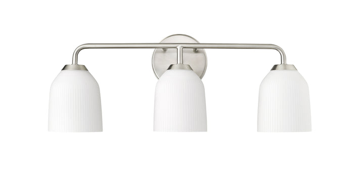 22.75'' Norah Brushed Nickel 3 Light Bath Vanity