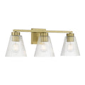 22.75'' Riville Vintage Brass 3 Light Bath Vanity