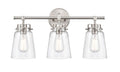 23'' Amberose Brushed Nickel 3 Light Bath Vanity