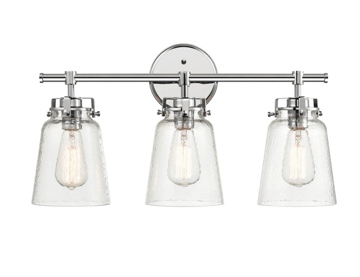 23'' Amberose Chrome 3 Light Bath Vanity