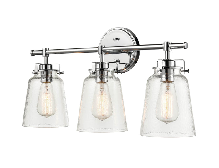 23'' Amberose Chrome 3 Light Bath Vanity