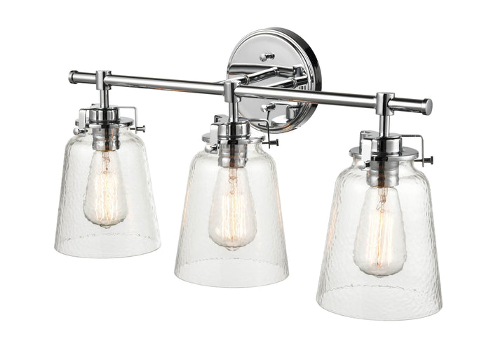 23'' Amberose Chrome 3 Light Bath Vanity