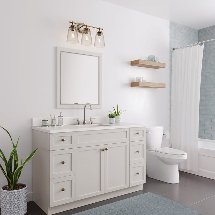 23'' Amberose Modern Gold 3 Light Bath Vanity