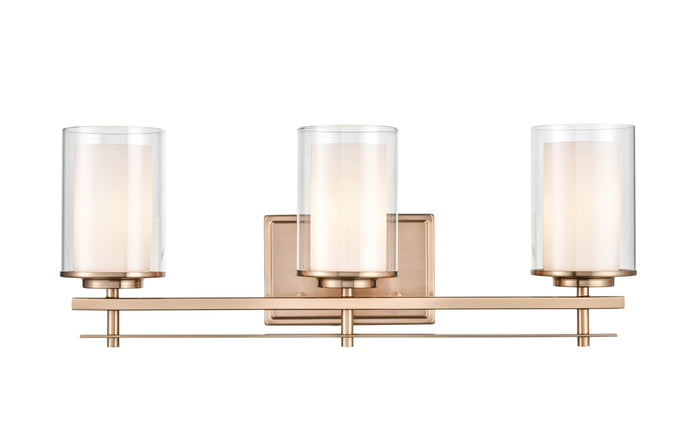 23'' Huderson Modern Gold 3 Light Bath Vanity