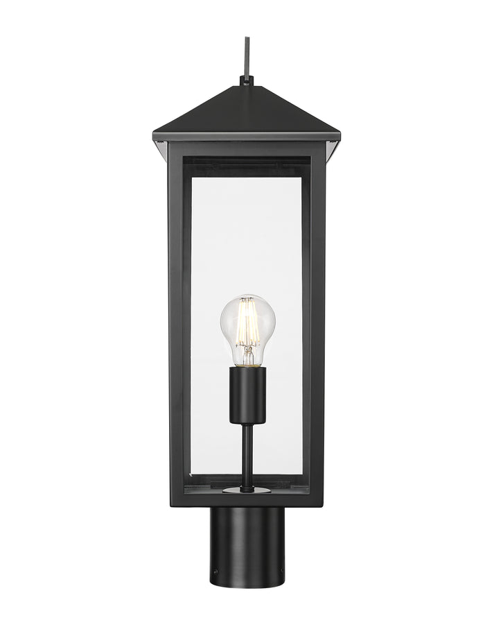 23'' Munger Powder Coated Black 1 Light Post Lantern