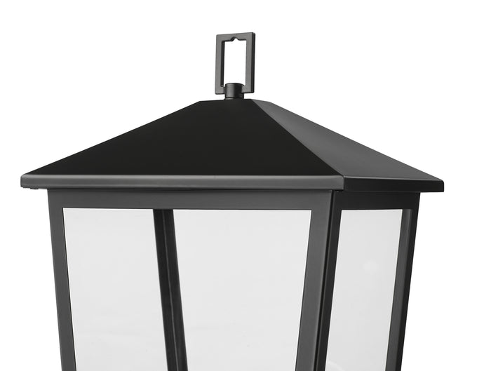 23'' Munger Powder Coated Black 1 Light Post Lantern