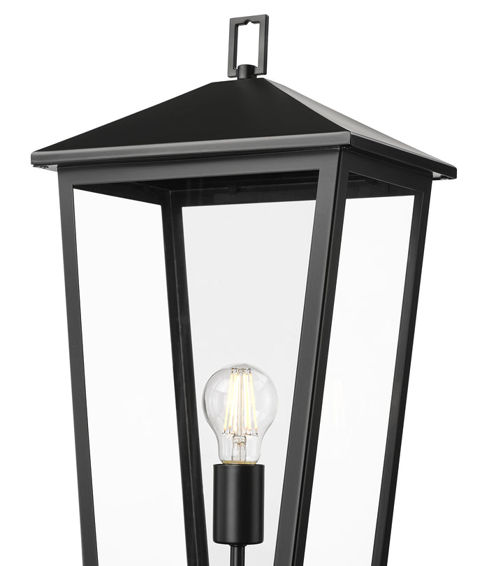 23'' Munger Powder Coated Black 1 Light Post Lantern