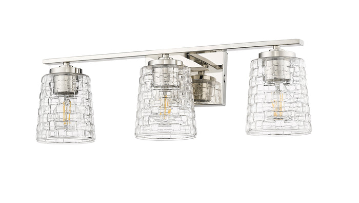 23'' Saben Polished Nickel 3 Light Bath Vanity