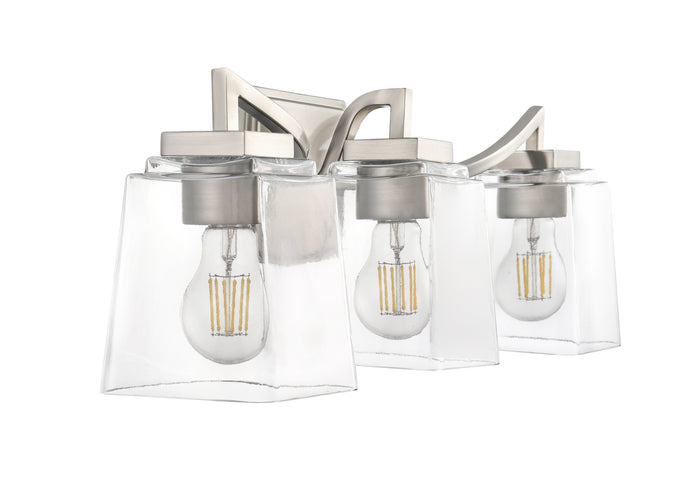 23.5'' Avenna Brushed Nickel 3 Light Bath Vanity