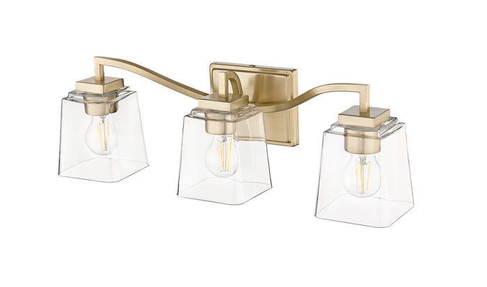 23.5'' Avenna Modern Gold 3 Light Bath Vanity