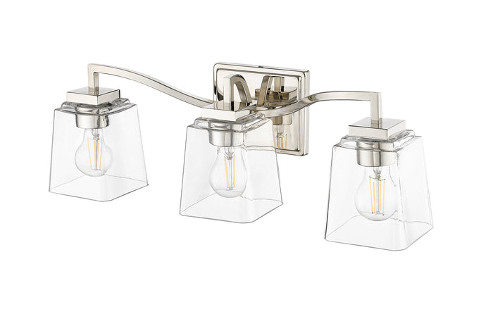 23.5'' Avenna Polished Nickel 3 Light Bath Vanity
