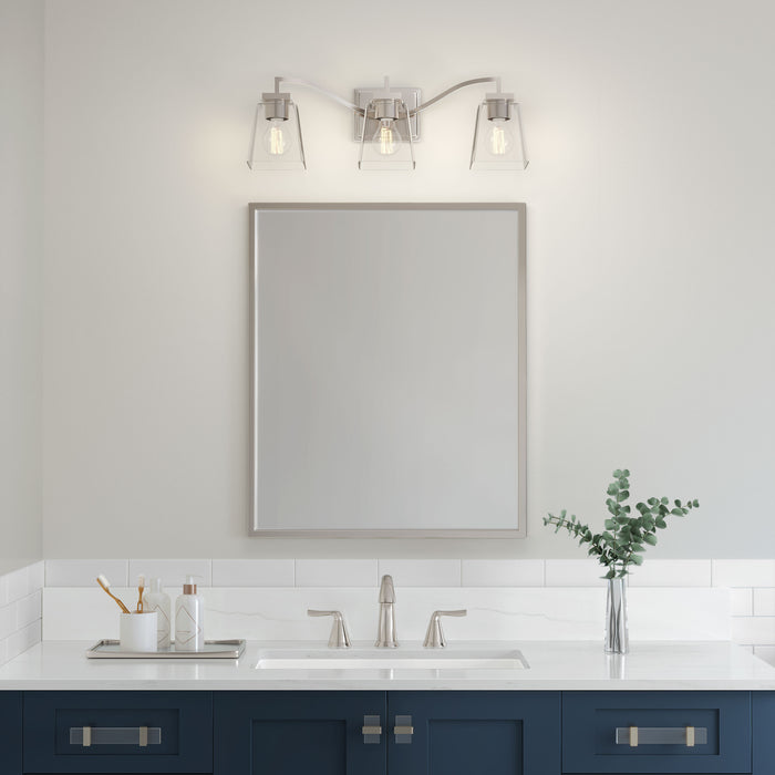 23.5'' Avenna Polished Nickel 3 Light Bath Vanity