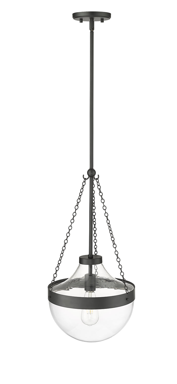 23.5'' Clarra Matte Black 1 Light Pendant