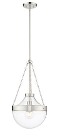23.5'' Clarra Polished Nickel 1 Light Pendant