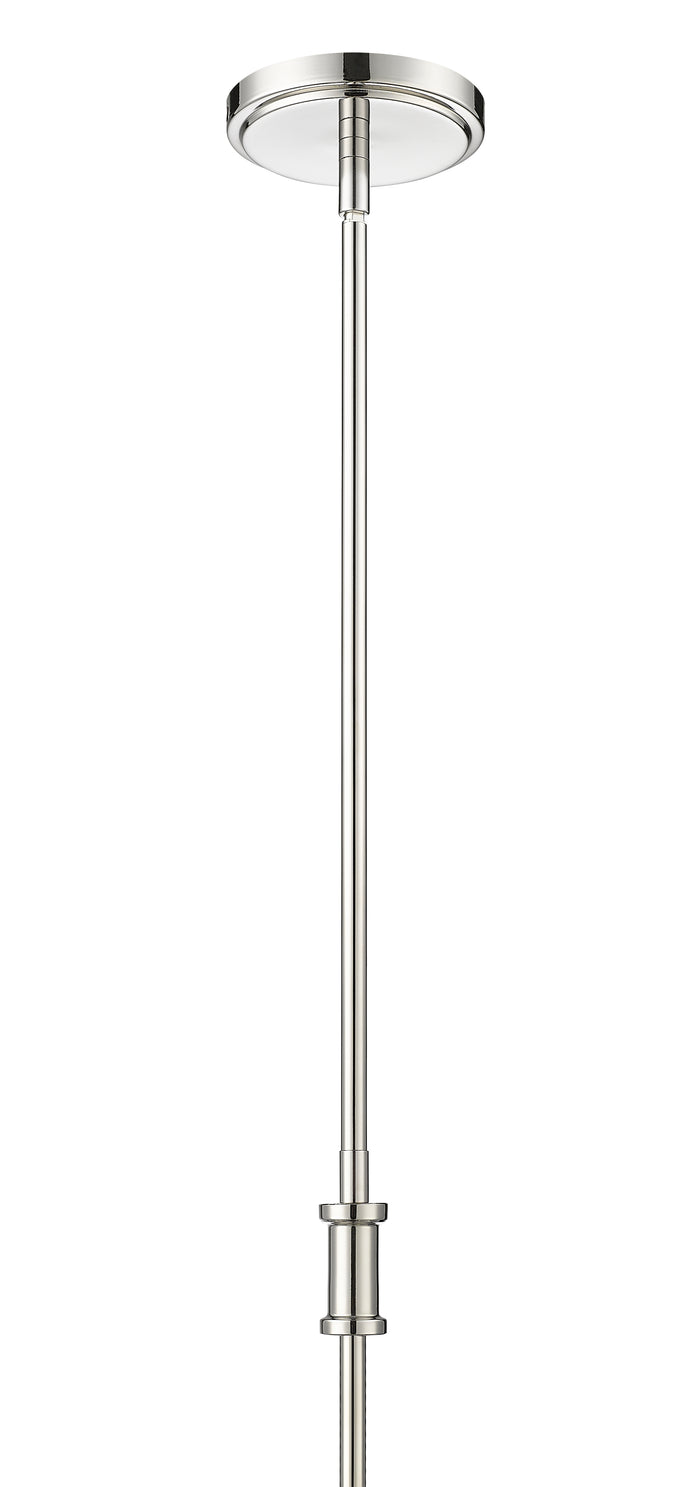 24'' Adorra Polished Nickel 3 Light Pendant